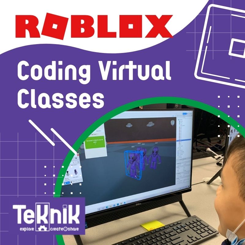 Roblox Studio - Intro to Game Building (Flex), Small Online Class for Ages  9-14